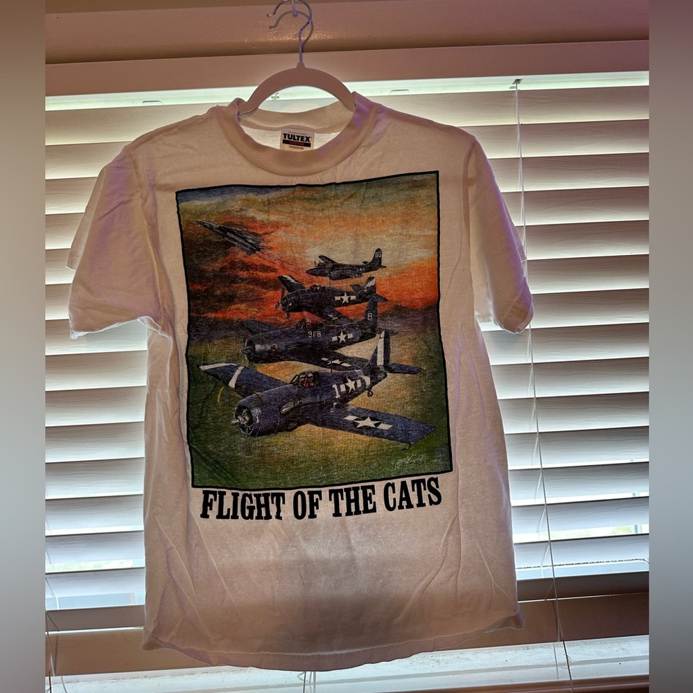 Tultex "Flight of the Cats" T-Shirt (Medium) Vintage